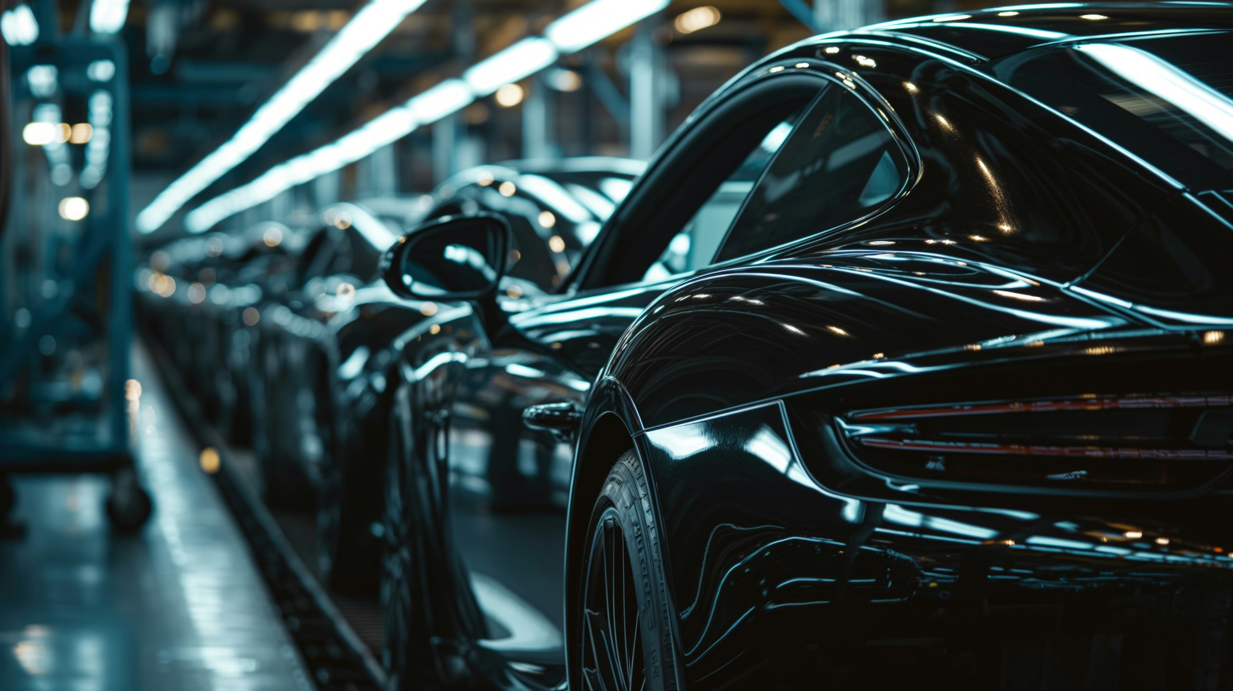 Polished campaign imagery for an automotive brand